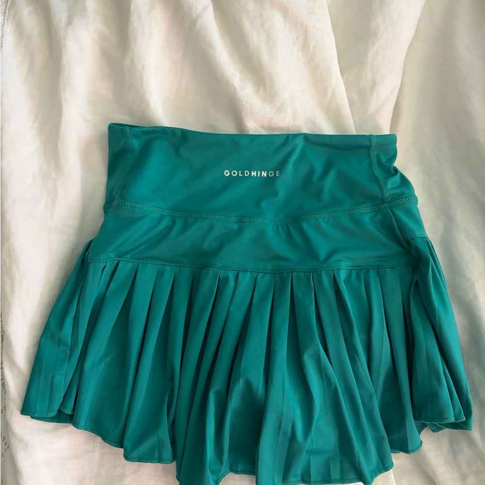 Teal Mini Skirt